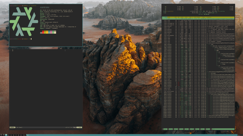 Figura 1: DWM en mi PC de sobremesa.